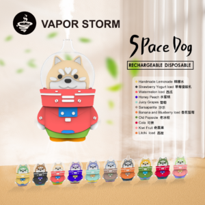 Alternative view of VAPOR STORM 太空狗8000口– 12ml大容量 650mAh Type-C快充 Mesh霧化 可充電設計