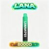 LANA ZOLT 拉娜 8000口 極致奢享 Mesh霧化 Type-C快充 拋棄式電子煙 超濃郁口感 持久續航不漏油