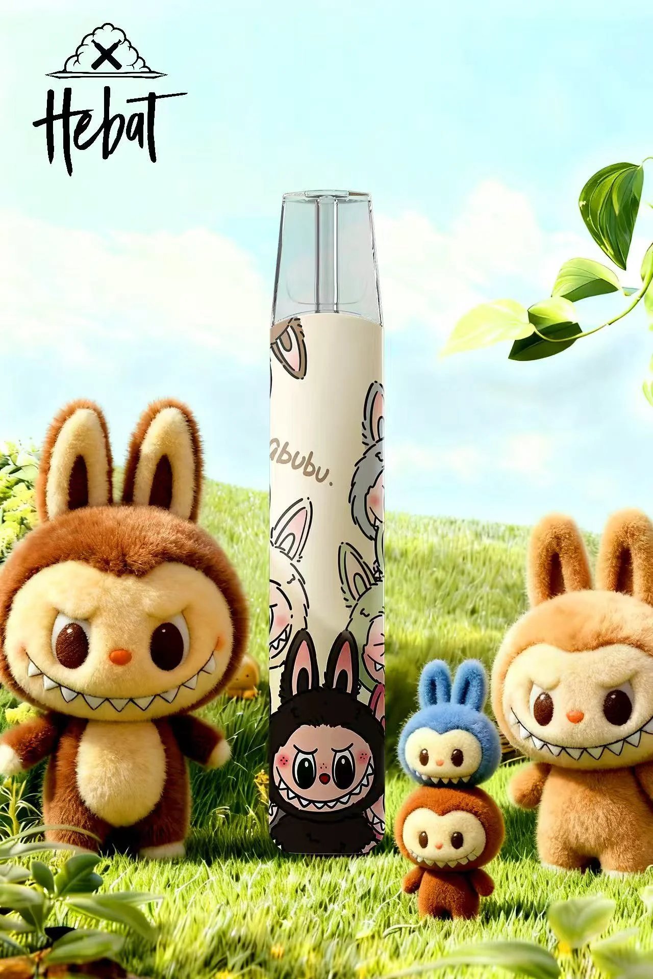 HEBAT 喜貝 通用一代主機 Labubu 聯名限定 極致輕量化金屬手感 8.5W穩壓輸出細膩體感 380mAh長效續航 打造五代主機美學巔峰 全台現貨秒發:圖片 2