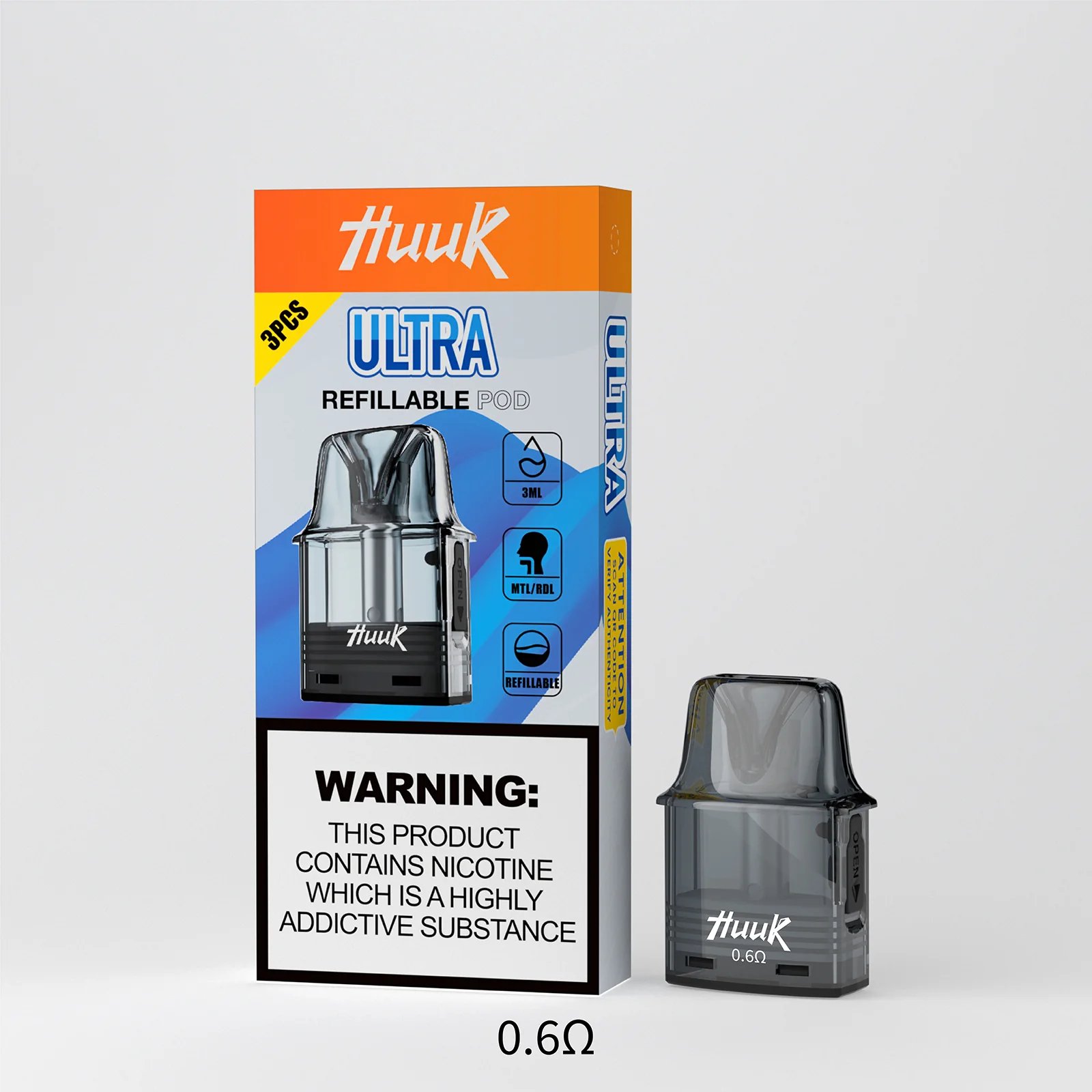 MEHA HUUK 27W 注油主機 1350mAh巨量電能 強勁27W細膩飽滿雲霧 奢華霧化體驗 可重複注油 潮流全金屬設計 台灣現貨:圖片 9
