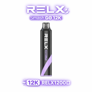 RELX Smash Go 12K 12000口拋棄式 15ml 澎湃油量 高濃度5%丁鹽滿足感 極速Type-C快充 400mAh巔峰續航拋棄式 全台現貨秒發
